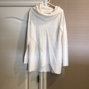 Tahari Cowl Neck Cream Sweater